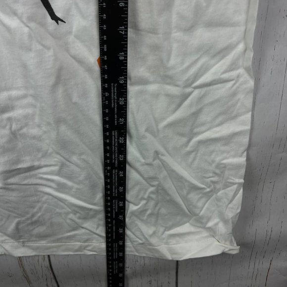 Vintage Pernicci Spiral Grunge XL Casual T-Shirt‎ White New Men Single Stitching - Picture 10 of 11